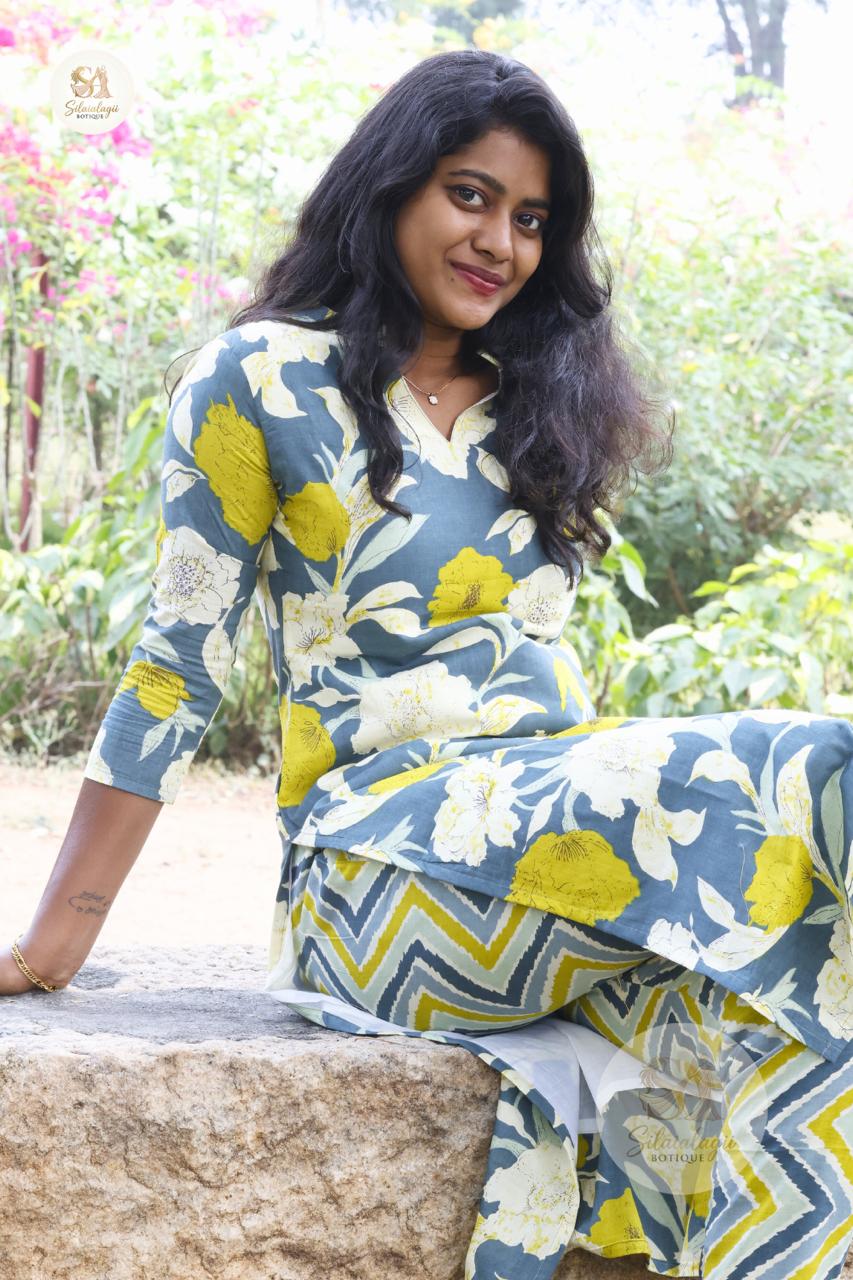 Floral Print Co-Ord Set for Women Trendy Two Piece Outfit (₹1595) (3)